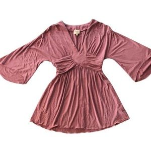 Paige denim dress top in mauve